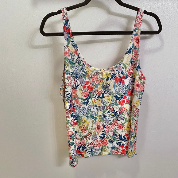 Floral H&M tank top medium - Picture 2 of 4